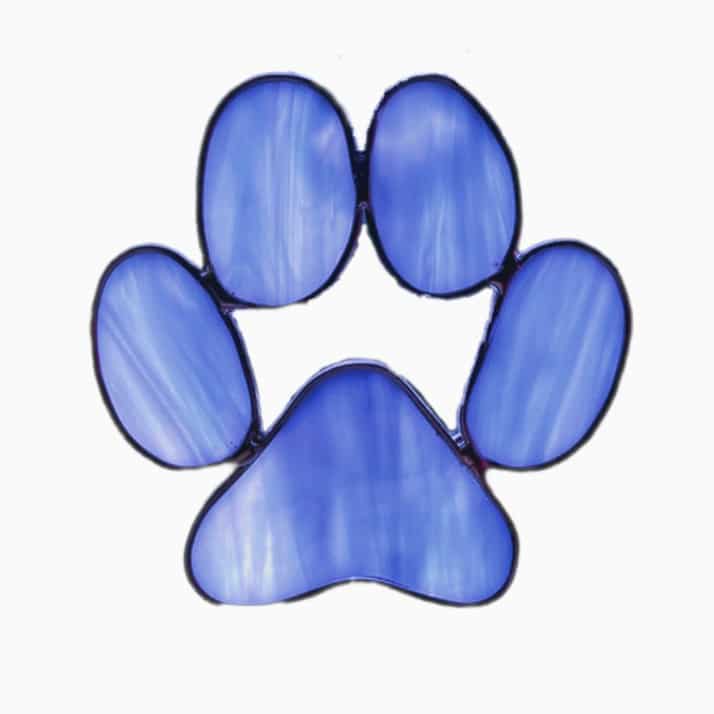 Glass Paw Print