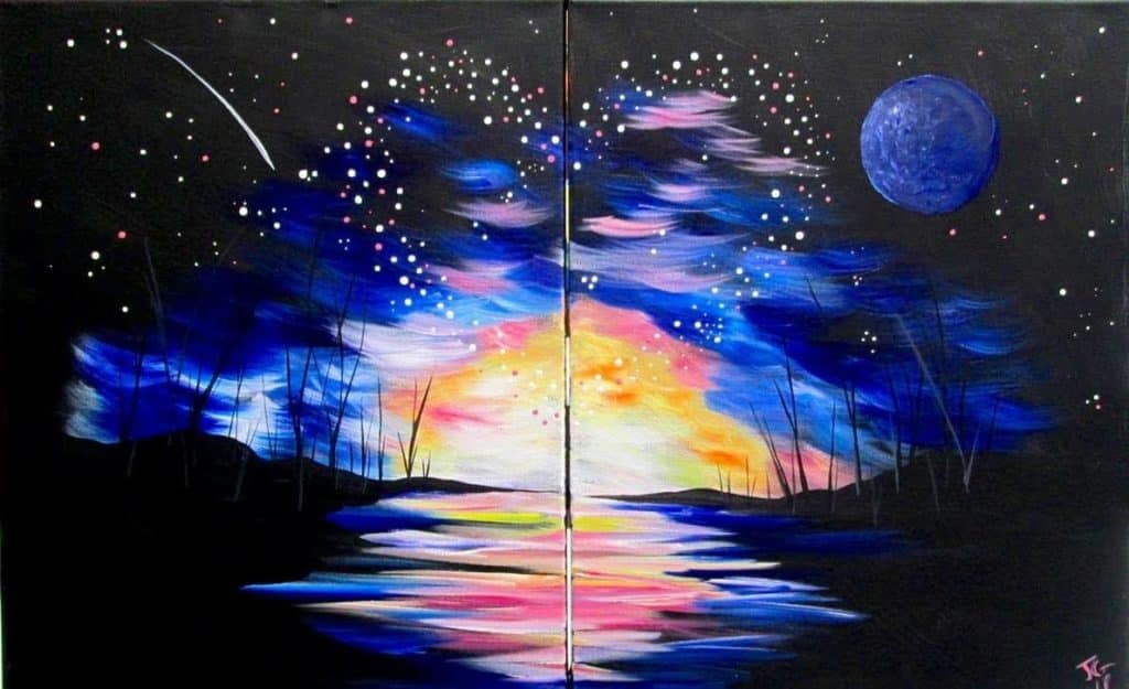 paint and sip columbus, paint and sip, valentines day, things to do in columbus, date night