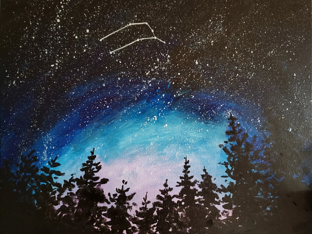 Pick Your Own Constellation - Paint and Sip - Wine and Canvas - Columbus