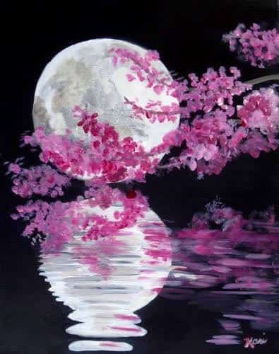 Moon Blossoms Paint and Sip