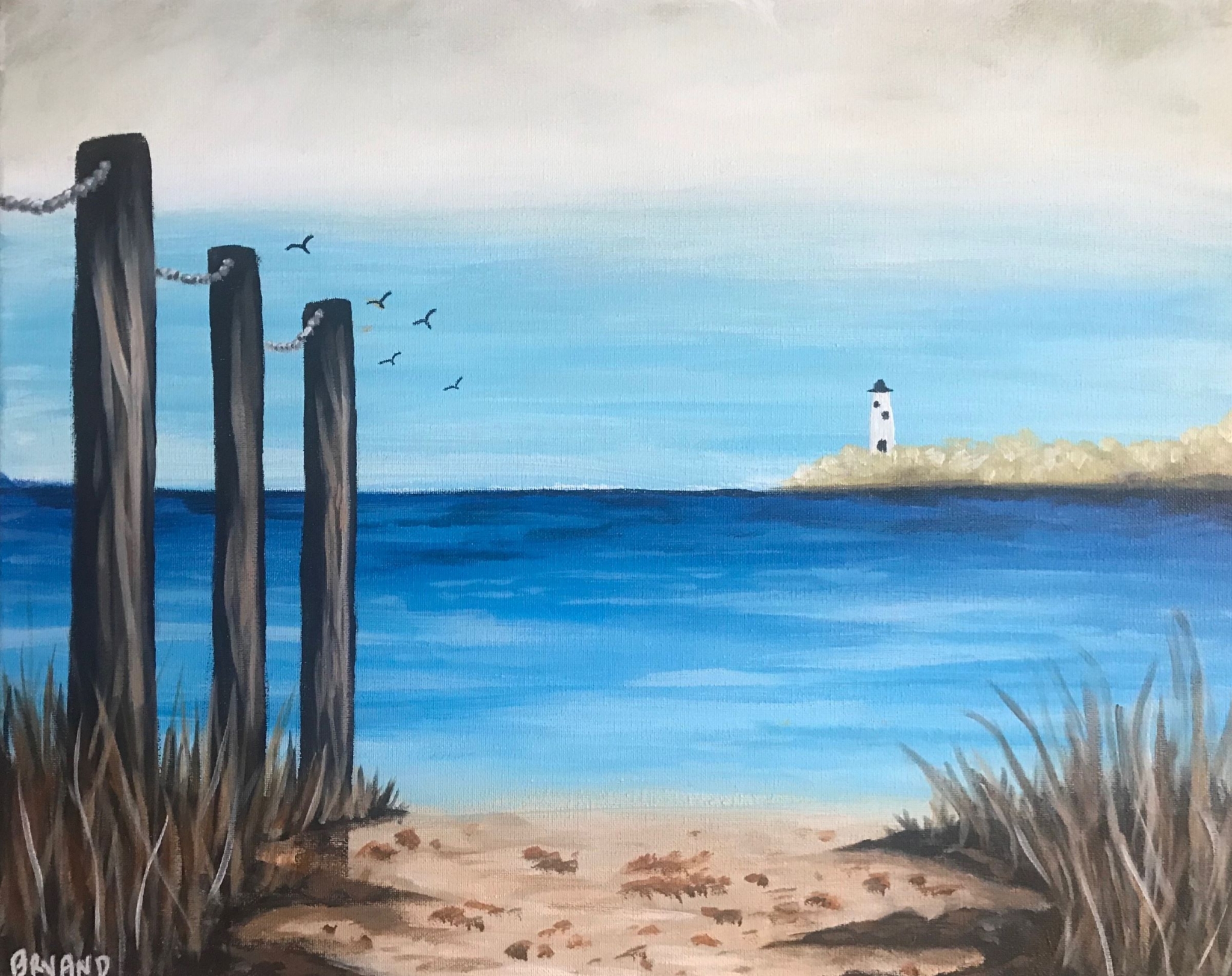 Fall by the Water – Paint and Sip Event - Wine and Canvas - Columbus