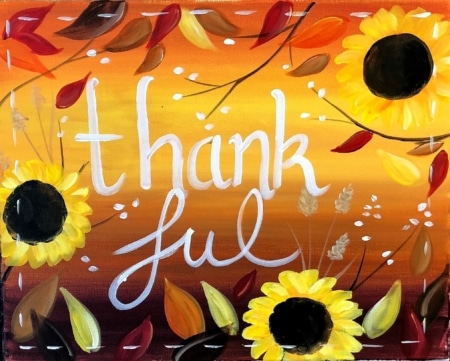 Thankful Paint and Sip