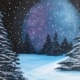 Winter Moon Paint and Sip