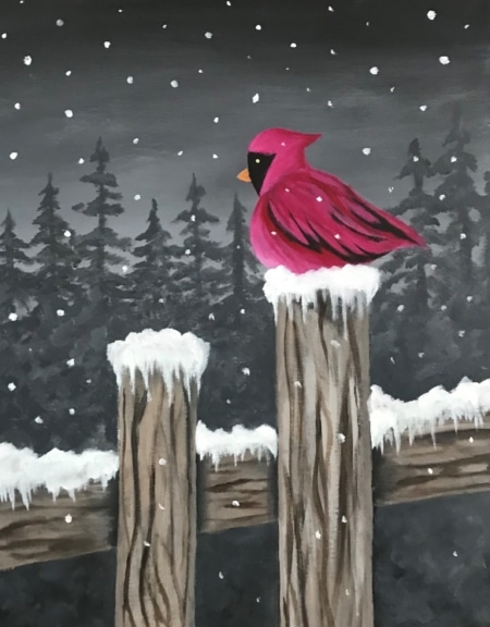Cardinal Paint and Sip