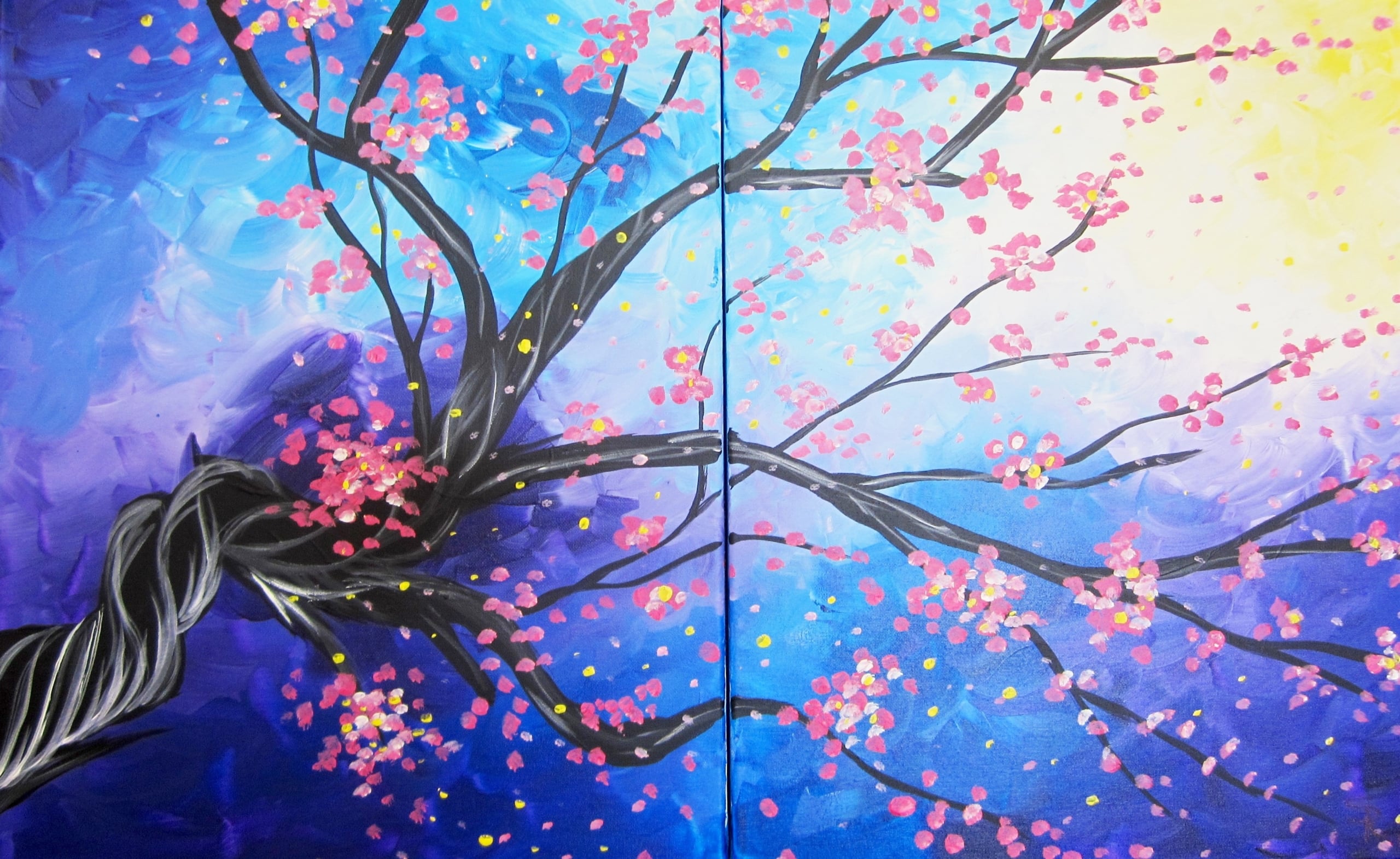 Date Night Cherry Blossoms Paint and Sip