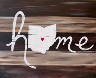 Rustic Ohio Home Paint and Sip