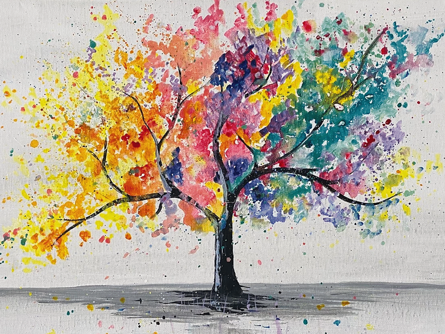 paint and sip columbus rainbow