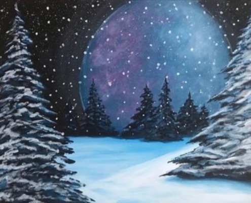 paint and sip, columbus, things to do in columbus, wine art, budd dairy food hall