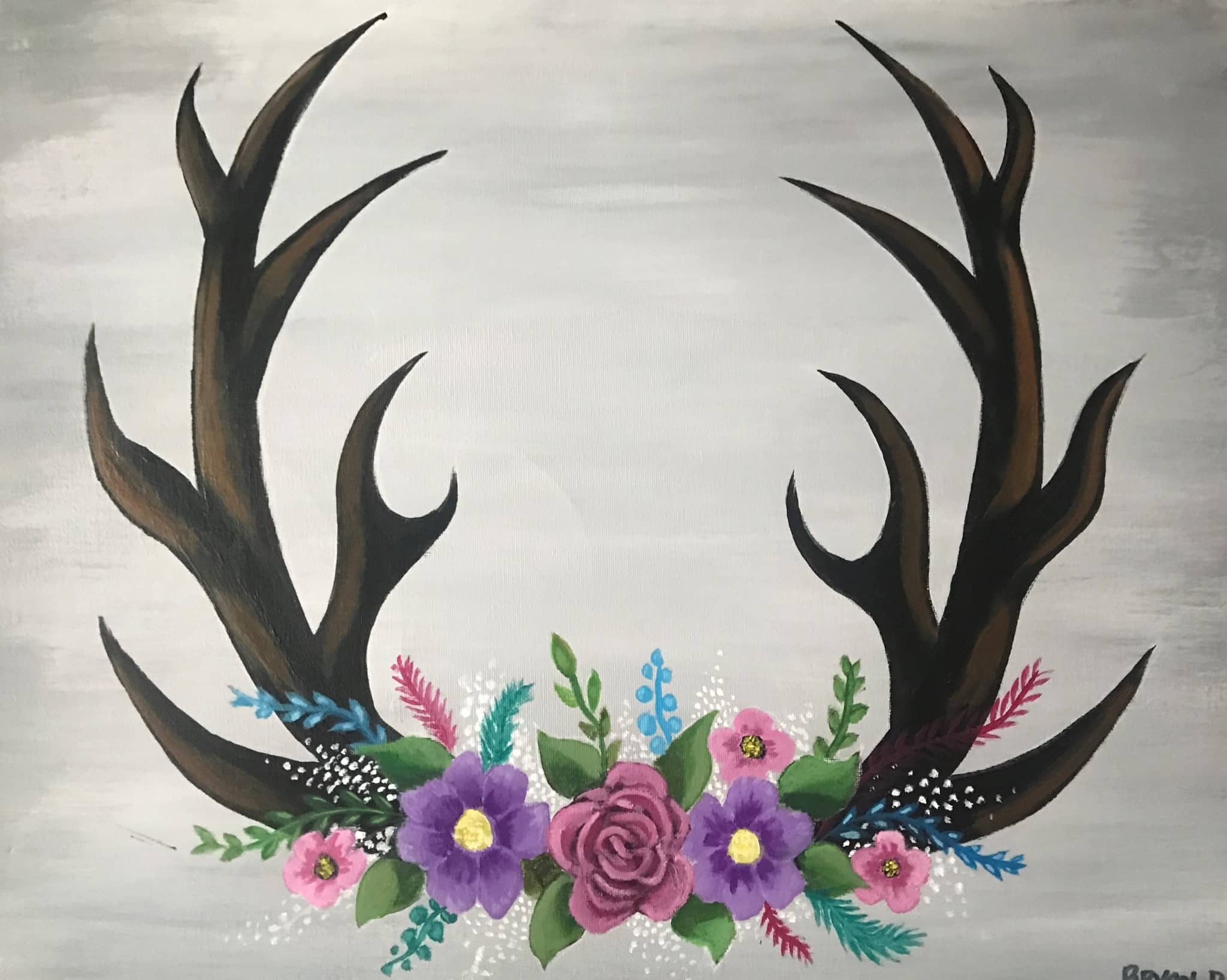 Floral Antlers