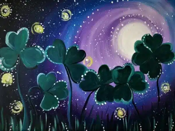 Moonlit Clovers