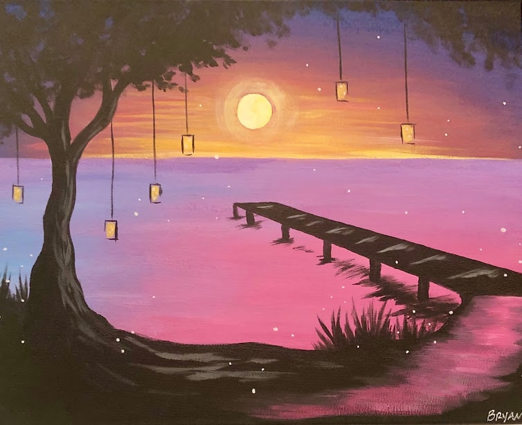 paint and sip columbus painting