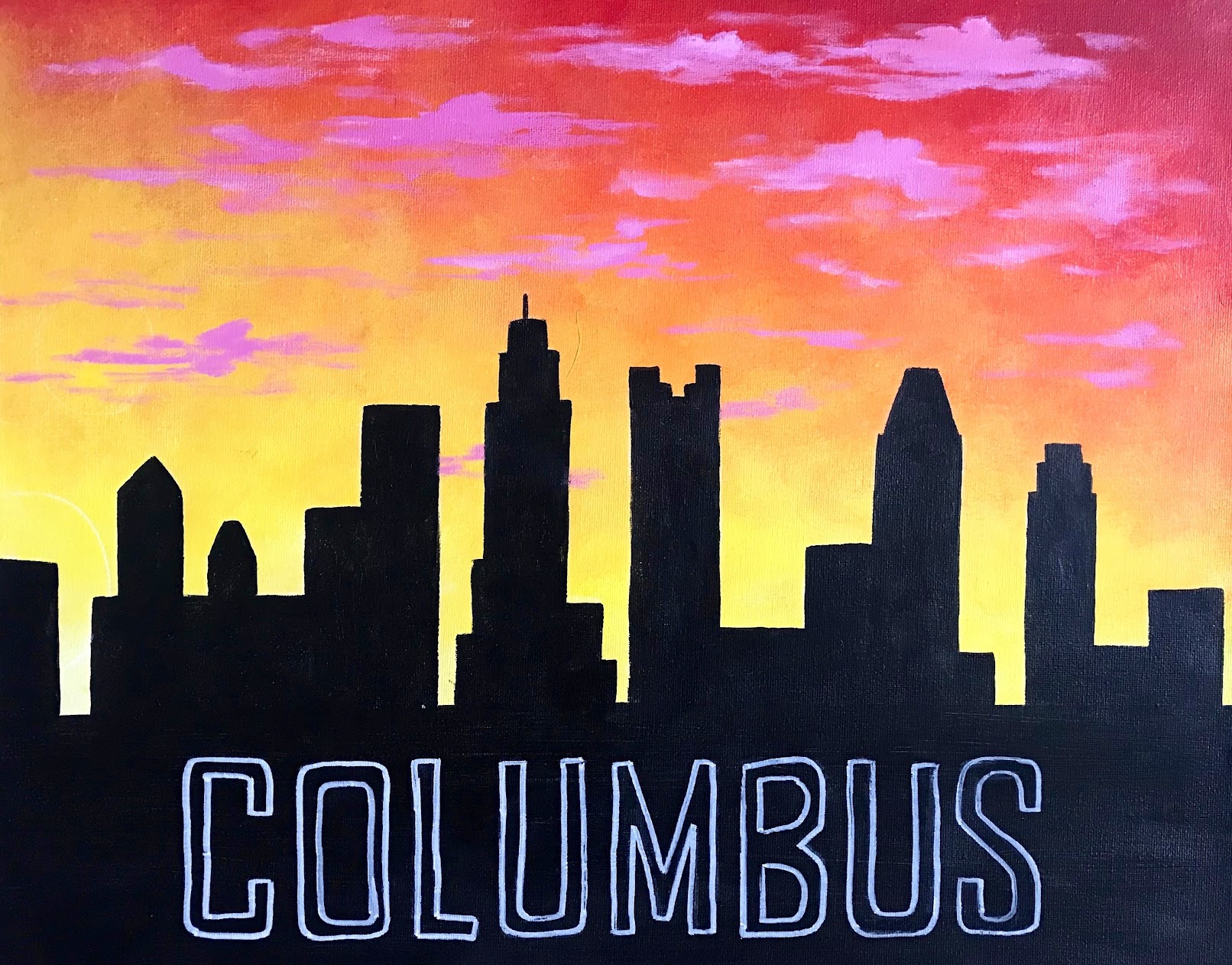 paint and sip columbus painting