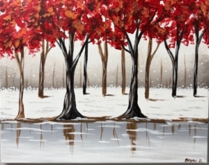 paint and sip columbus, paint and sip, Budd Dairy Hall, painting