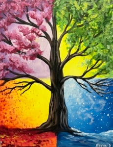 paint and sip columbus, wine and paint, paint and sip, things to do in columbus, girls night out, date night,