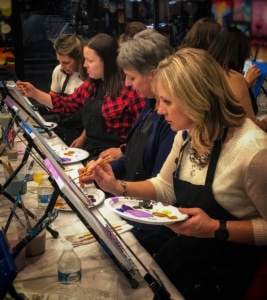 paint and sip columbus things to do in columbus painting