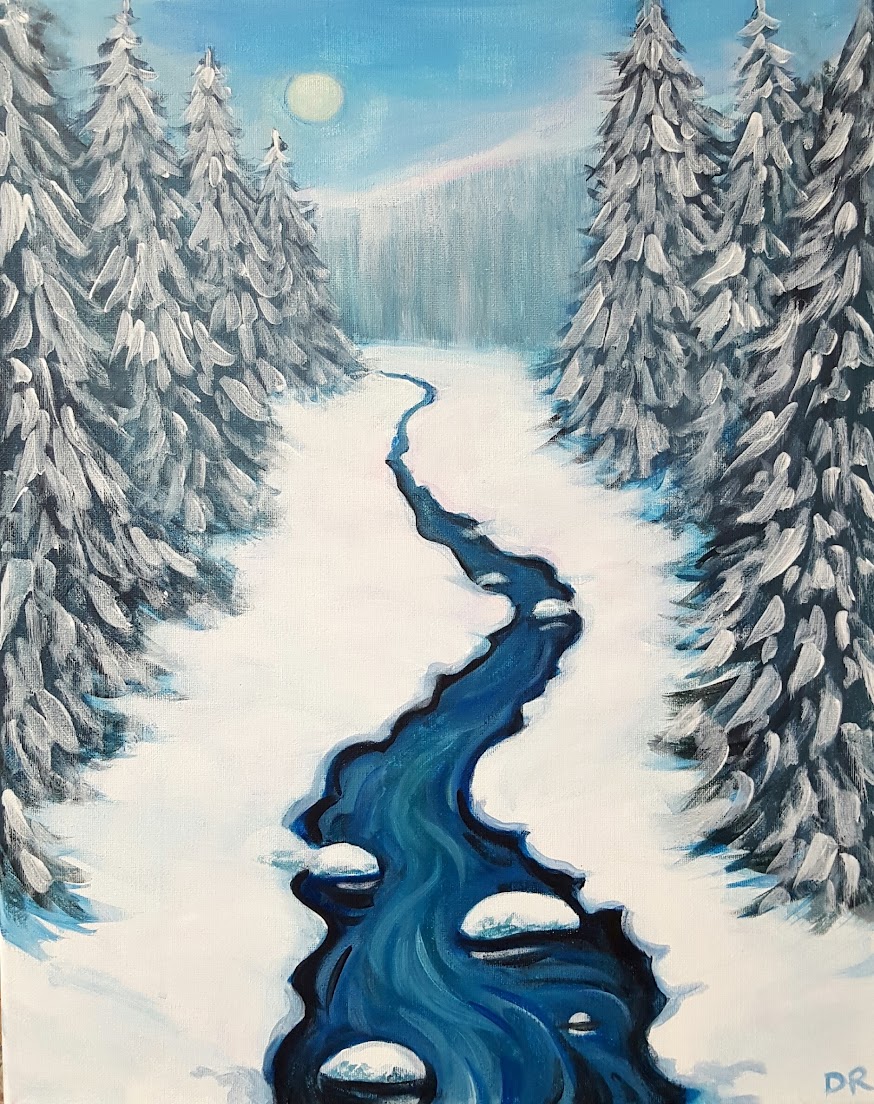 paint and sip, columbus, things to do in columbus, painting, girls night out