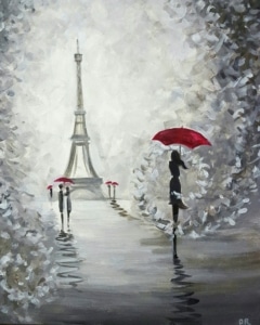 paint and sip, paint and sip columbus, things to do in columbus, painting, wine art, canvas