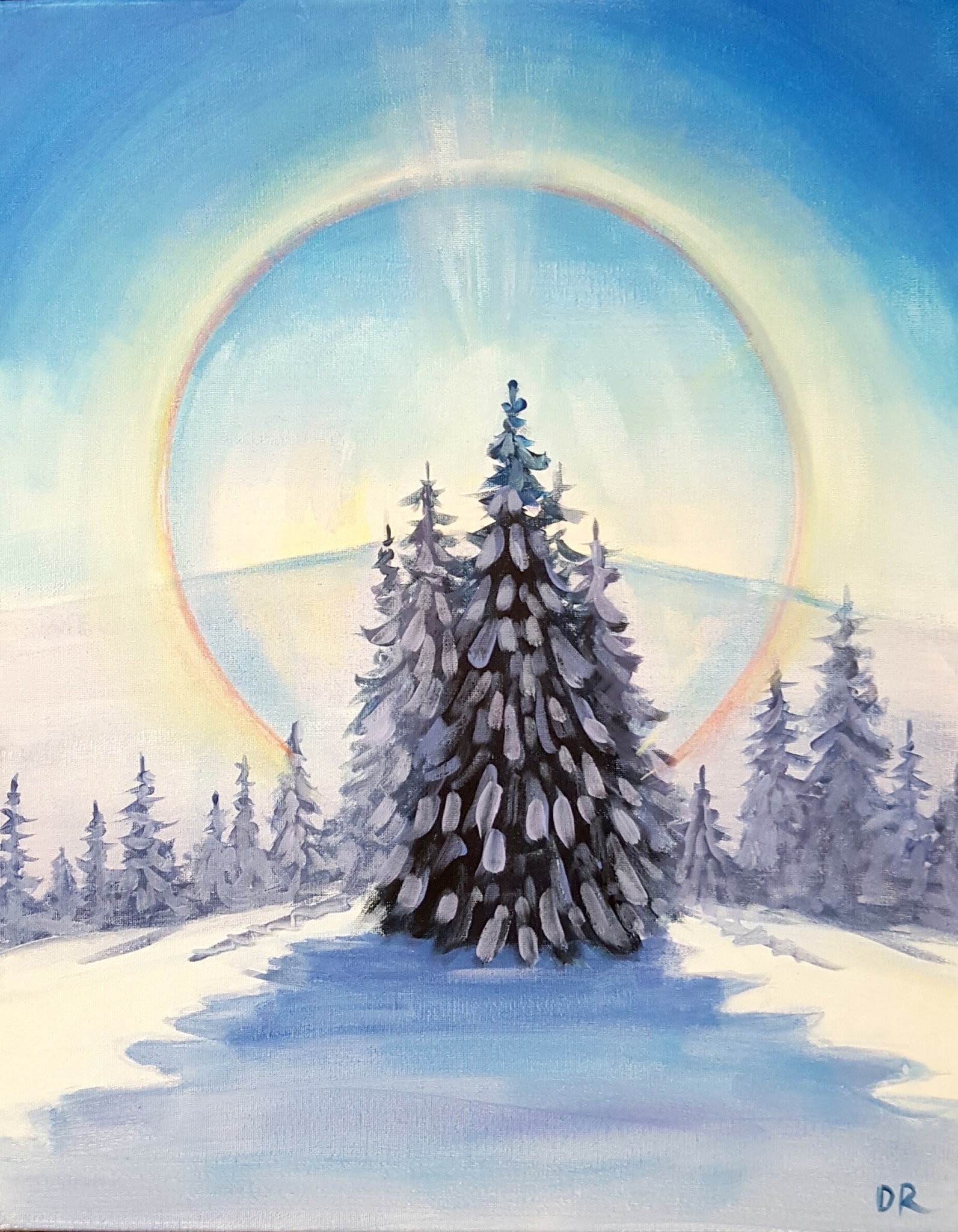 paint and sip, columbus, things to do in columbus, winter paintings, wine and canvas