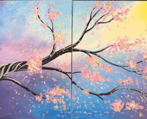 paint and sip, valentines day, date night, things to do in columbus