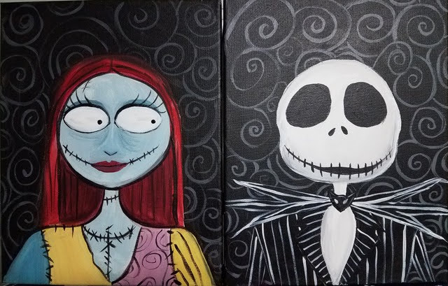 date night, paint and sip columbus, sip and paint columbus