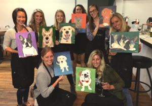 Spooky Paws and Paint Night