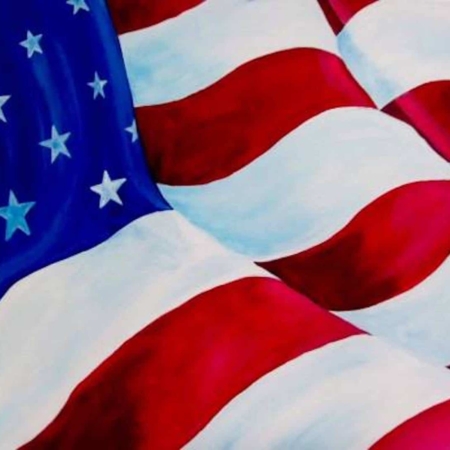Tampa Paint Party - American Flag