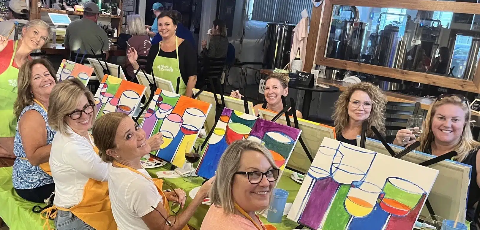 Wine and Canvas Florida Paint and Sip