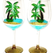 Paint and Wine at Aspirations Winery - Mother's Day Glassware Painting