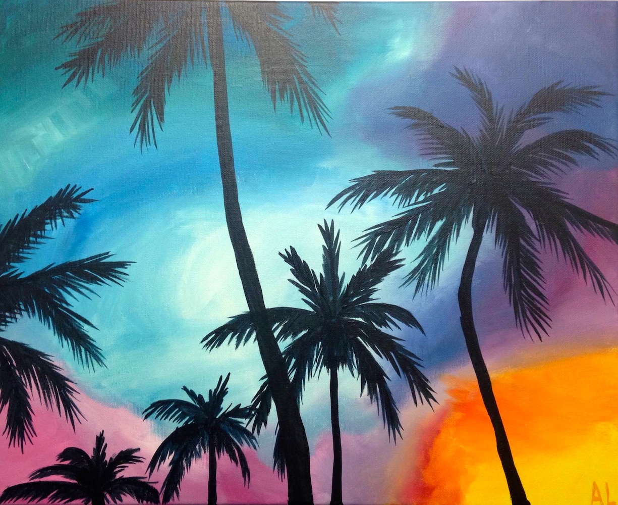 Sip and Paint Cape Coral - Sunset Palms