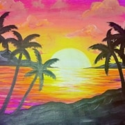 St Pete Art and Wine- Florida Evening Sundown