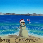 St Pete Sip and Paint - Christmas in the Tropics