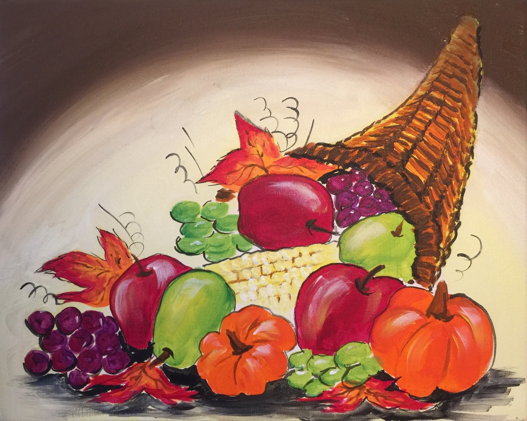 paint and sip Cornucopia