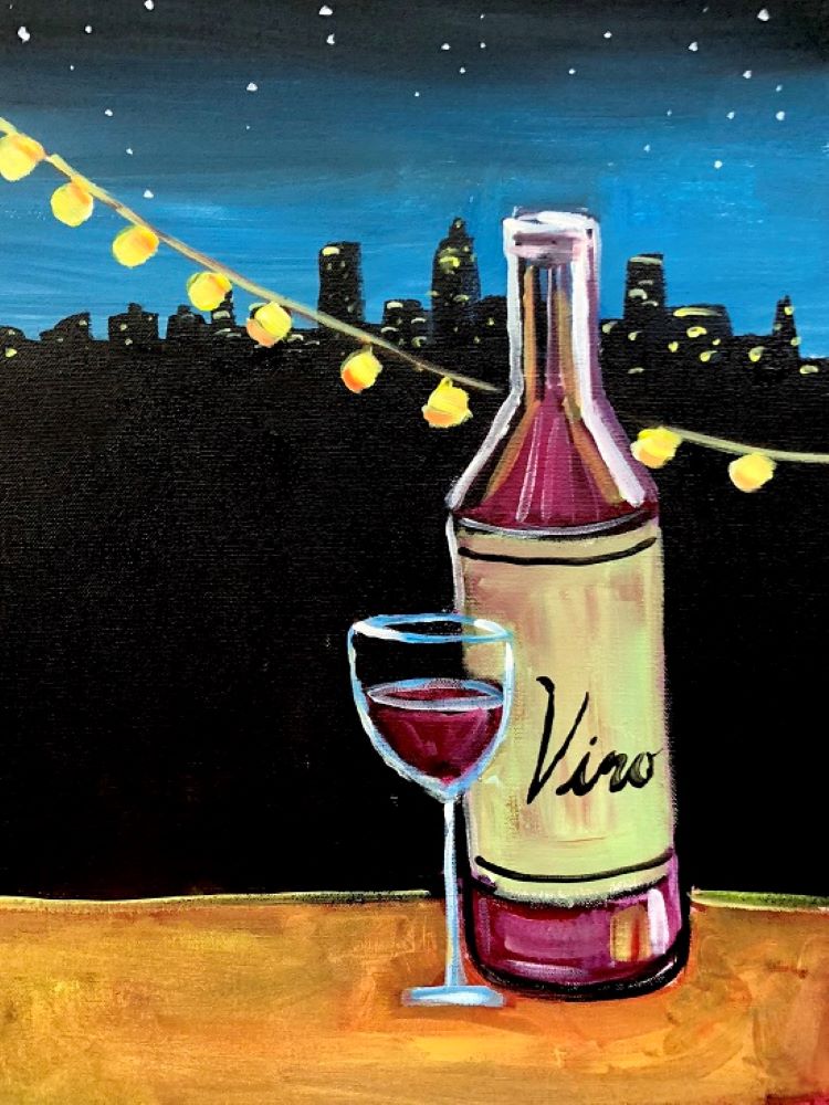 paint and sip Night-on-the-Town