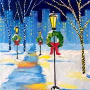 paint and sip holiday-lights-downtown