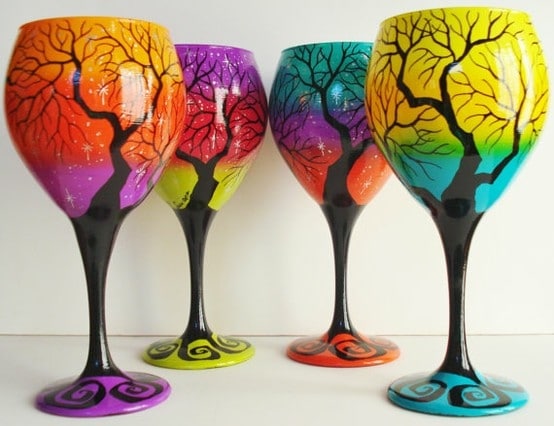 Hollywood Wine Glass Paint and Sip