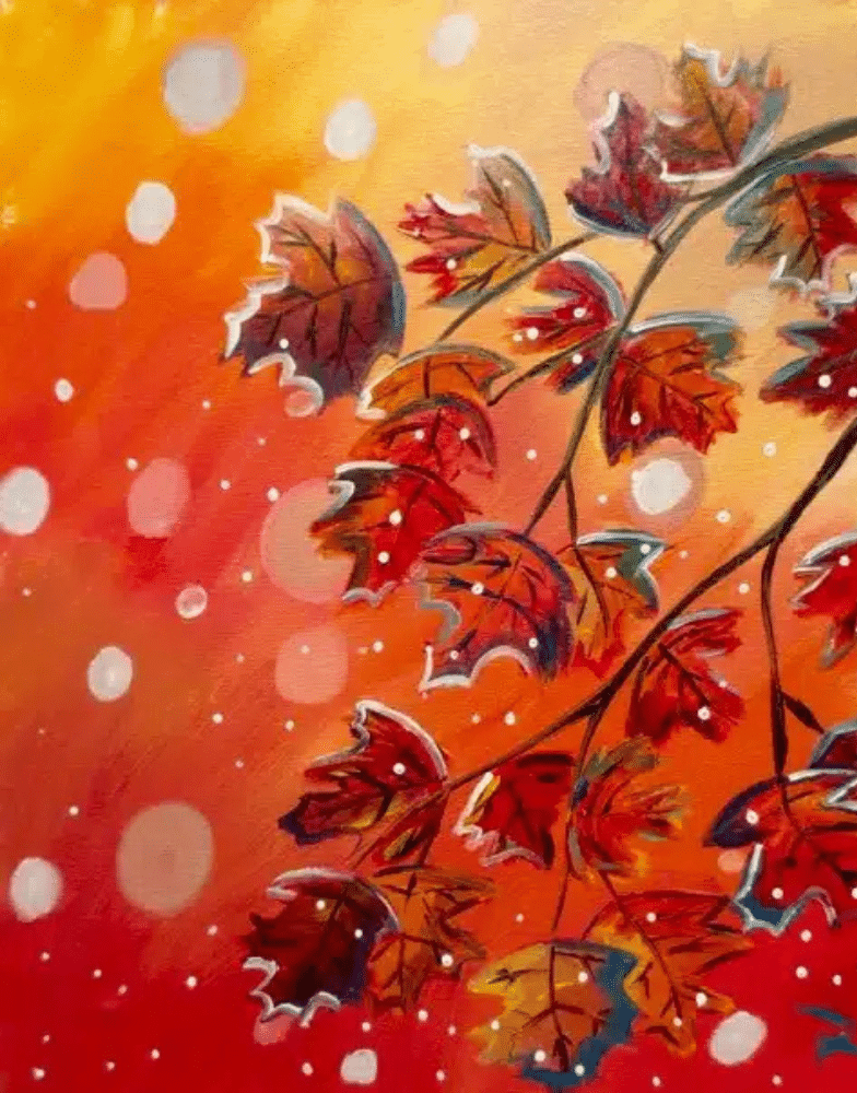 Orlando Paint Party: Autumn Glow @ Flippers SeaWorld