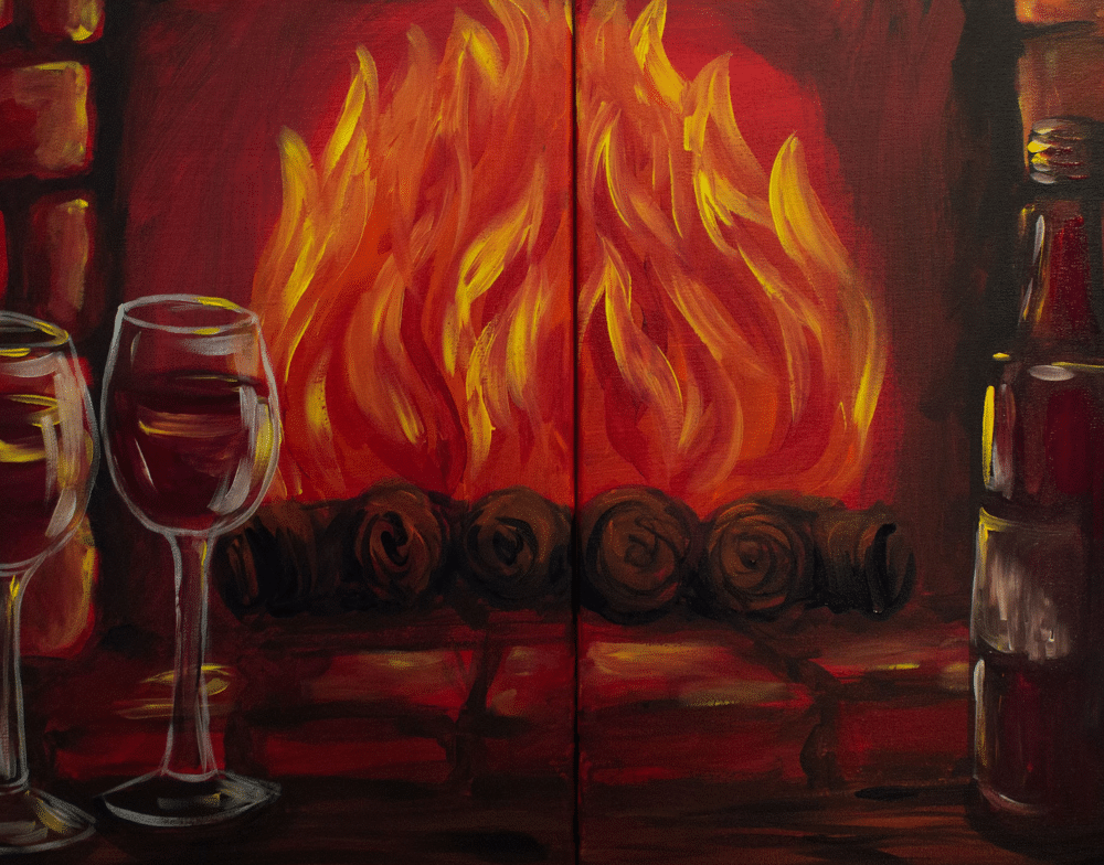 Orlando Sip and Paint: A Cozy Fire @ Gravity Taproom