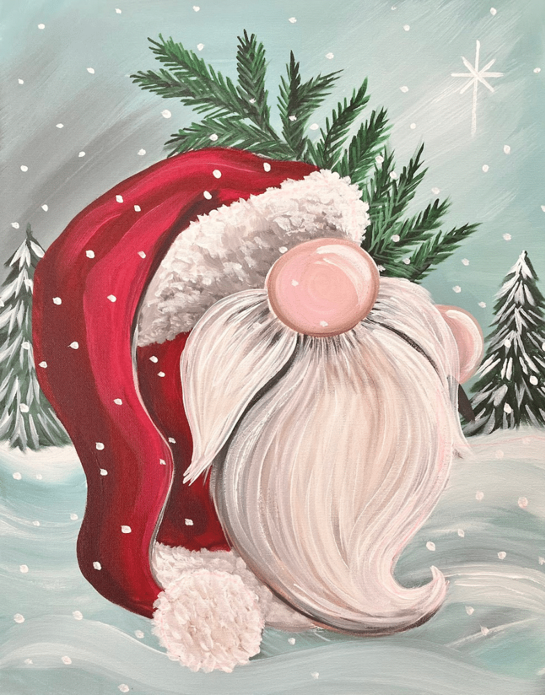 Orlando Paint & Sip: Santa Gnome @ Flippers SODO