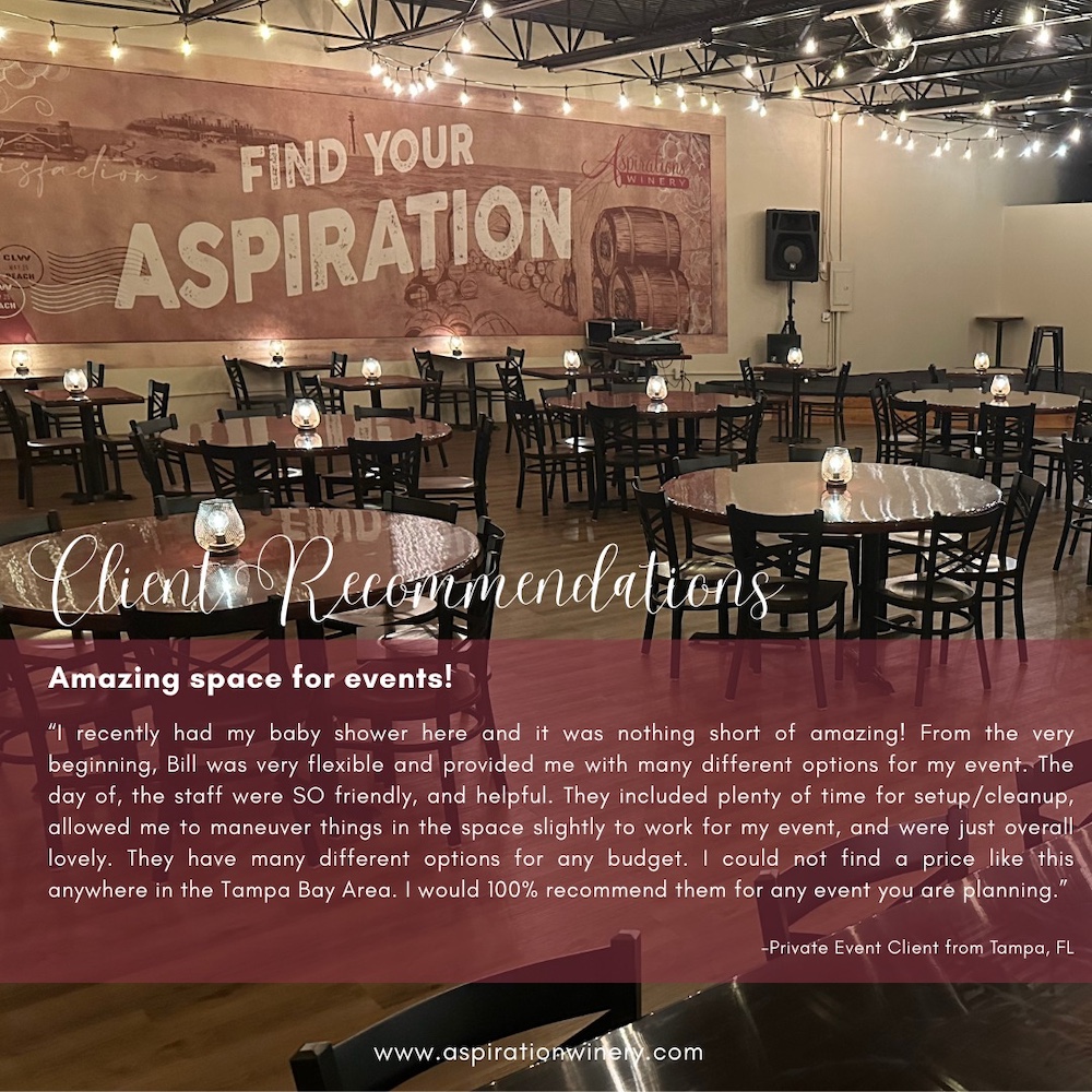Aspirations Winery Clearwater