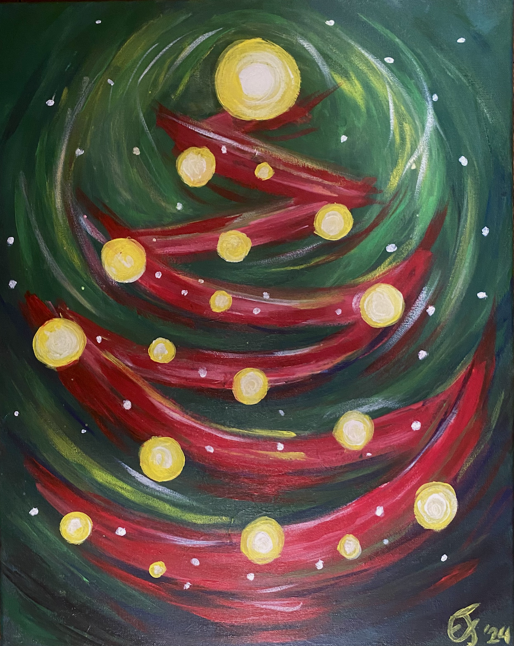 Naples Paint Night - Christmas Tree Twirl
