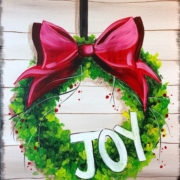 Cape Coral Canvas Class - Christmas Wreath
