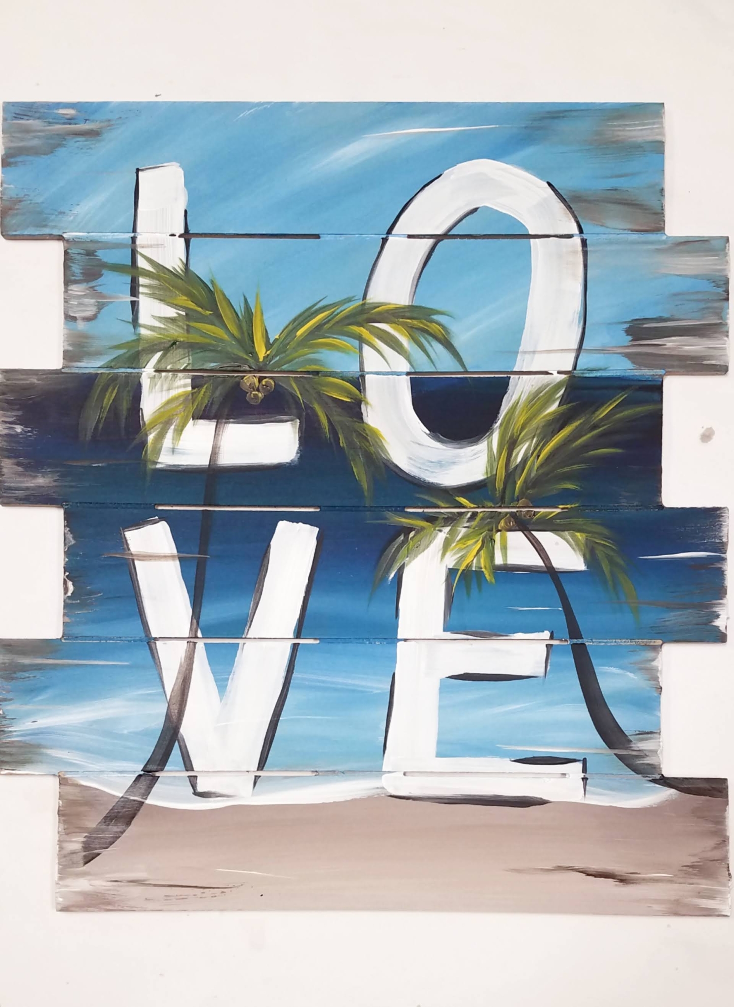 FTL Beer Garden Wood Sign Paint and Sip