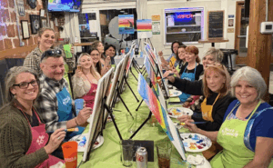 Fort Myers Paint and Sip - Poppy Sunrise