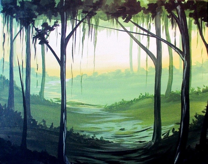 Tampa Paint Party - Spellbound Woodland