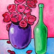 Tampa Sip and Paint - Bouquet of Roses