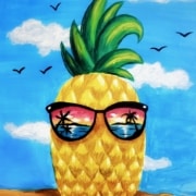 Tampa Paint Party - Beach Pineapple