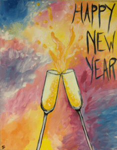 Orlando New Year’s Cheer Paint & Sip @ Crush Yard