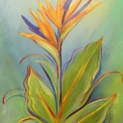 Sip and Paint at Aspirations Winery - Bird of Paradise
