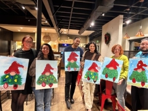 Tampa Sip and Paint - Bouquet of Roses