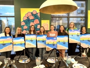 Pompano Beach Sip and Paint – Beach Hearts